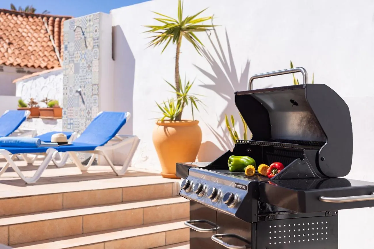 Willa Casa Naranja - Heated Pool - Bbq - Terrace - Free Wifi - Child & Pet-Friendly - 3 Bedrooms - 6 People Poris de Abona